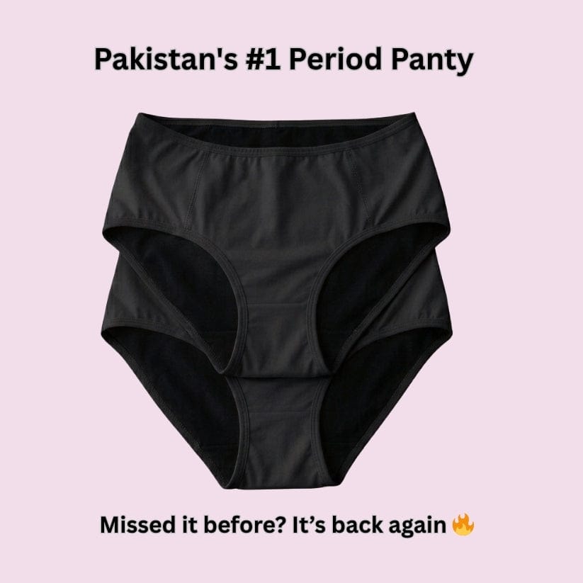 🌸 Pack of 2 Women's Leak-Proof Period Panties | Soft, Breathable & Reusable